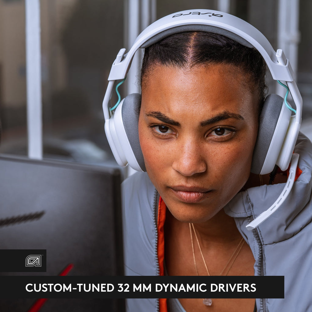 Experience Gaming Like Never Before with the ASTRO A10 Gen 2 Wired Headset - Premium Over-Ear Headphones for Xbox and PC in Sleek White