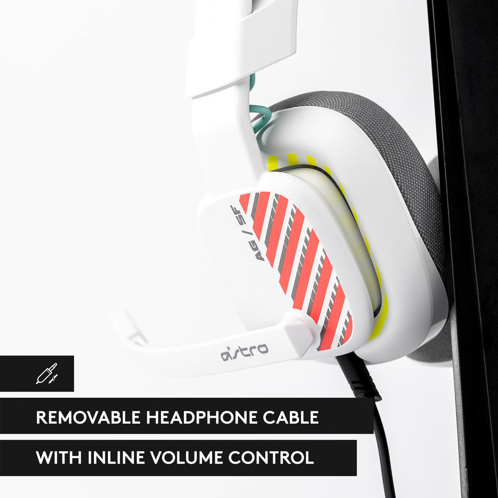 Experience Gaming Like Never Before with the ASTRO A10 Gen 2 Wired Headset - Premium Over-Ear Headphones for Xbox and PC in Sleek White